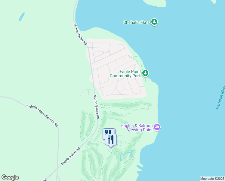 map of restaurants, bars, coffee shops, grocery stores, and more near 14500 Morris Valley Road in Agassiz