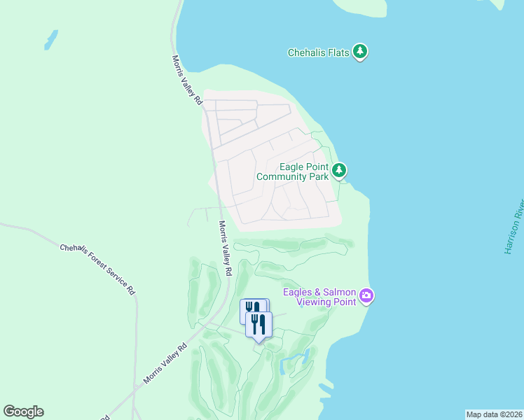 map of restaurants, bars, coffee shops, grocery stores, and more near 14552-14590 Morris Valley Road in Harrison Mills