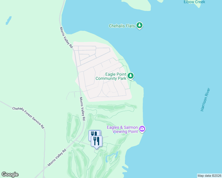 map of restaurants, bars, coffee shops, grocery stores, and more near 14500 Morris Valley Road in Harrison Mills