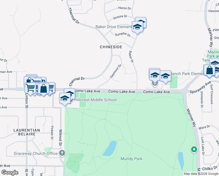 map of restaurants, bars, coffee shops, grocery stores, and more near 2317 Como Lake Avenue in Coquitlam