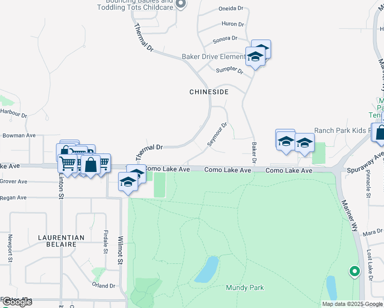 map of restaurants, bars, coffee shops, grocery stores, and more near 818 Seymour Drive in Coquitlam