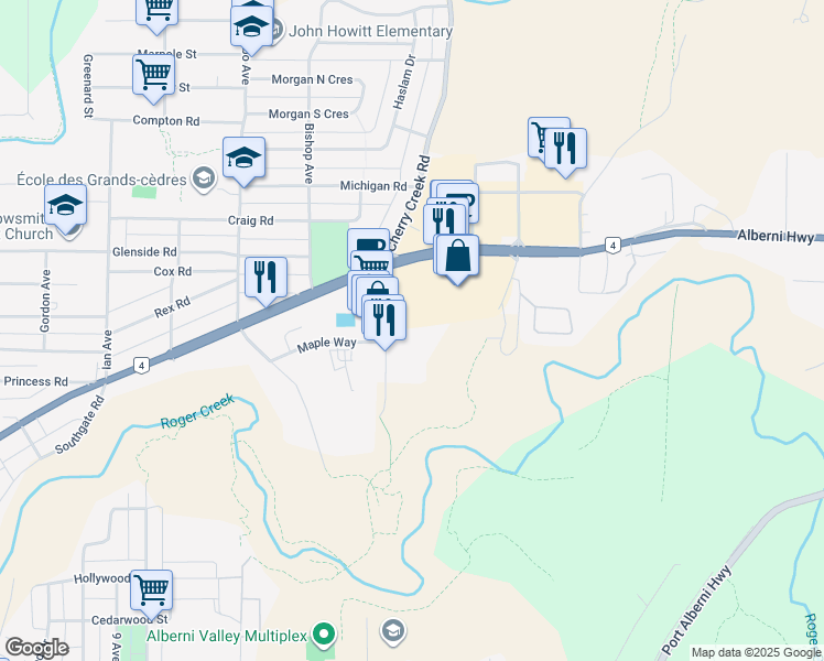 4905 Cherry Creek Road, Port Alberni BC Walk Score