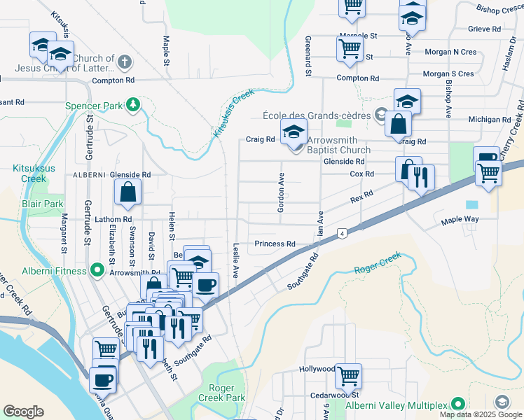 4352 Ballson Street, Port Alberni BC Walk Score