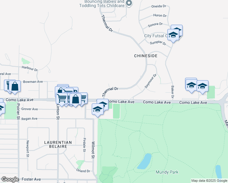 map of restaurants, bars, coffee shops, grocery stores, and more near 847 Thermal Drive in Coquitlam