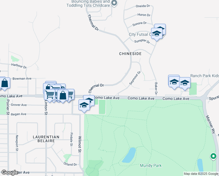 map of restaurants, bars, coffee shops, grocery stores, and more near 867 Thermal Drive in Coquitlam