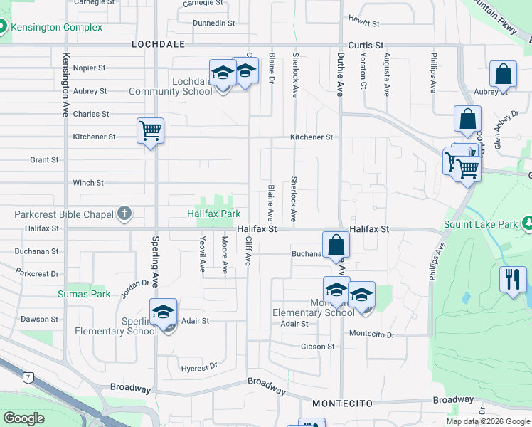 map of restaurants, bars, coffee shops, grocery stores, and more near 1735 Blaine Avenue in Burnaby