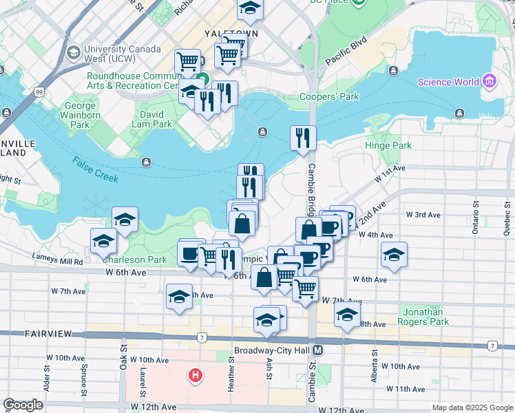 Stamps Landing, Vancouver BC Walk Score