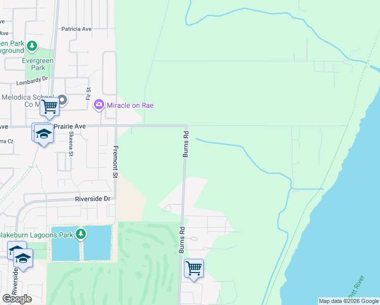 map of restaurants, bars, coffee shops, grocery stores, and more near 582 Prairie Avenue in Port Coquitlam