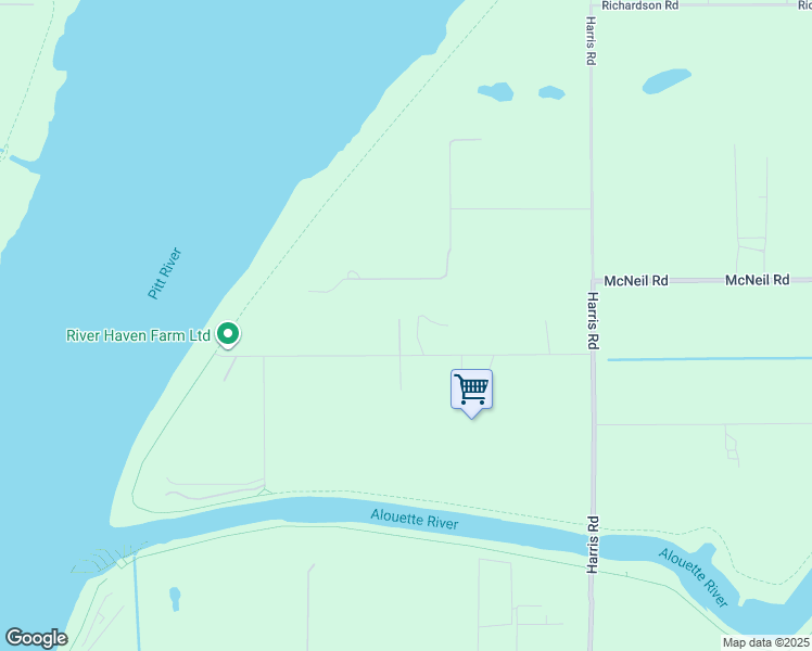 map of restaurants, bars, coffee shops, grocery stores, and more near 18931 McQuarrie Road in Pitt Meadows