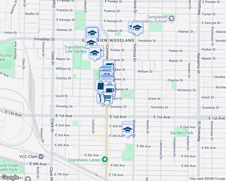1732 Kitchener Street Vancouver Bc Walk Score