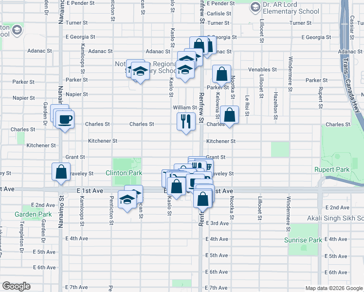 2838 Kitchener Street Vancouver Bc Walk Score