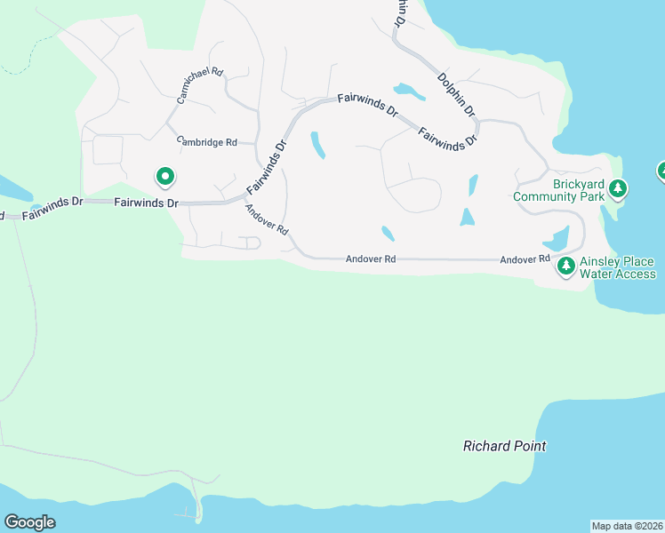 map of restaurants, bars, coffee shops, grocery stores, and more near 2606 Andover Road in Nanoose Bay