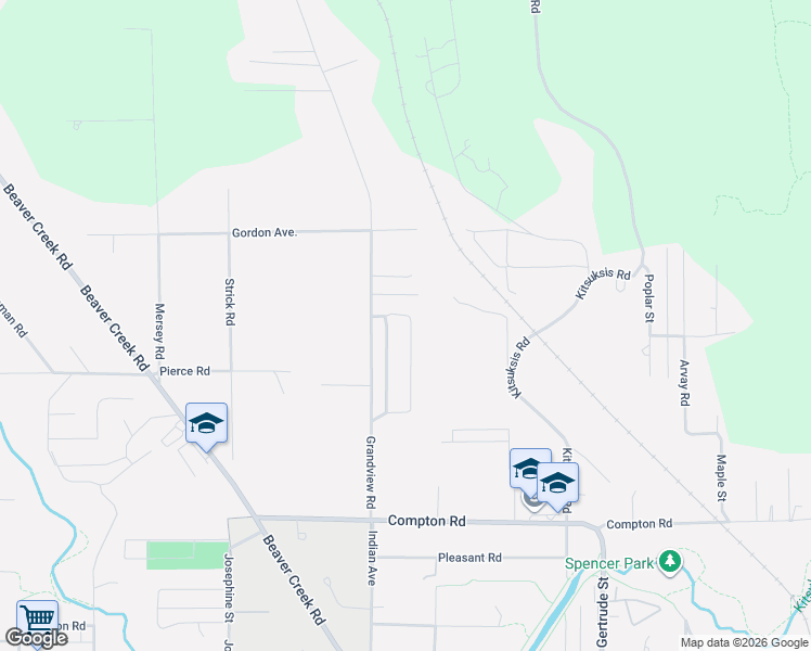 map of restaurants, bars, coffee shops, grocery stores, and more near 5555 Grandview Road in Port Alberni