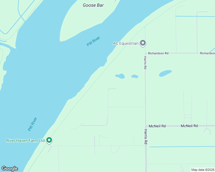 map of restaurants, bars, coffee shops, grocery stores, and more near 15000 Patrick Road in Pitt Meadows