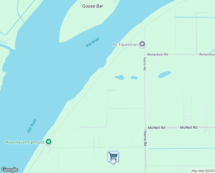 map of restaurants, bars, coffee shops, grocery stores, and more near 15000 Patrick Road in Pitt Meadows