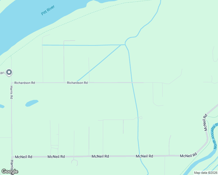 map of restaurants, bars, coffee shops, grocery stores, and more near 19682 Richardson Road in Pitt Meadows