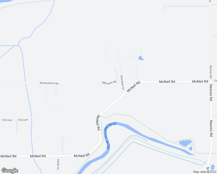 map of restaurants, bars, coffee shops, grocery stores, and more near 20333 Menzies Road in Pitt Meadows