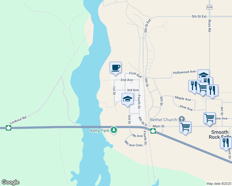 85 1st Street, Smooth Rock Falls ON Walk Score