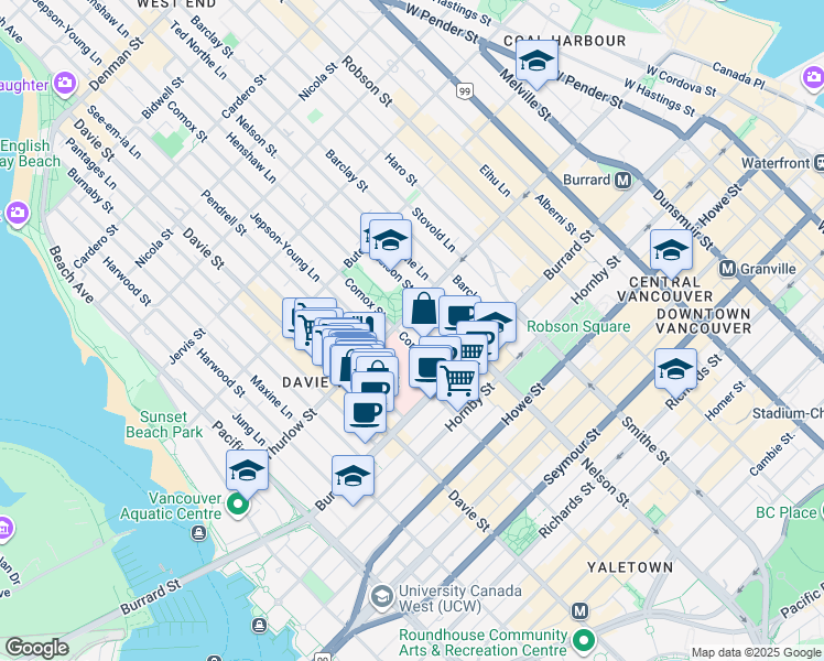 1075 Comox Street, Vancouver BC Walk Score