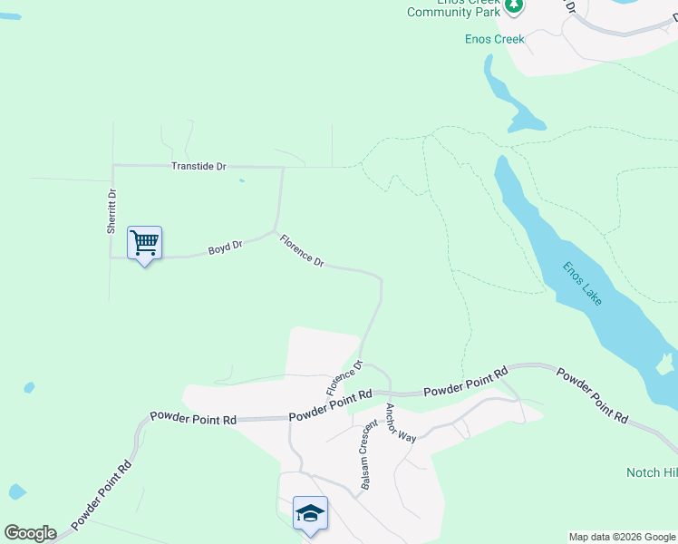 map of restaurants, bars, coffee shops, grocery stores, and more near 2191 Florence Drive in Nanoose Bay