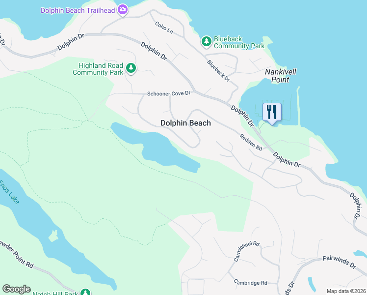 map of restaurants, bars, coffee shops, grocery stores, and more near 3362 Rockhampton Road in Nanoose Bay