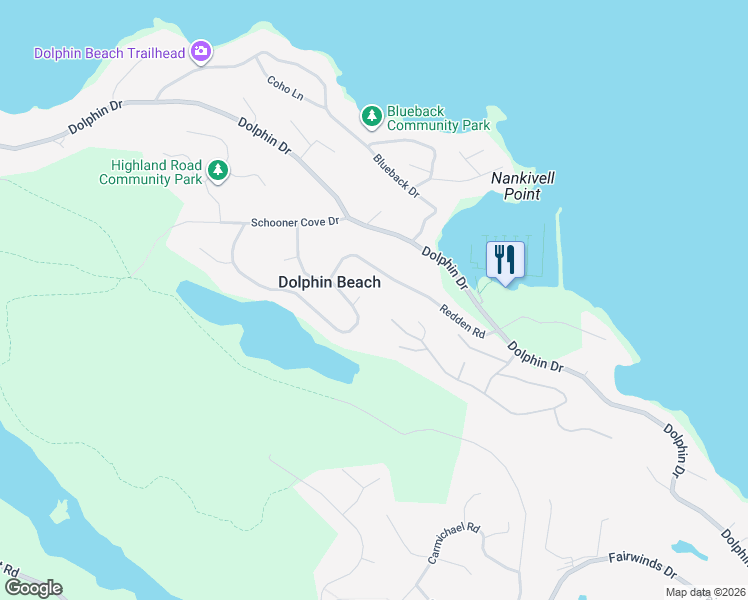 map of restaurants, bars, coffee shops, grocery stores, and more near 2081 Rolston Place in Nanoose Bay