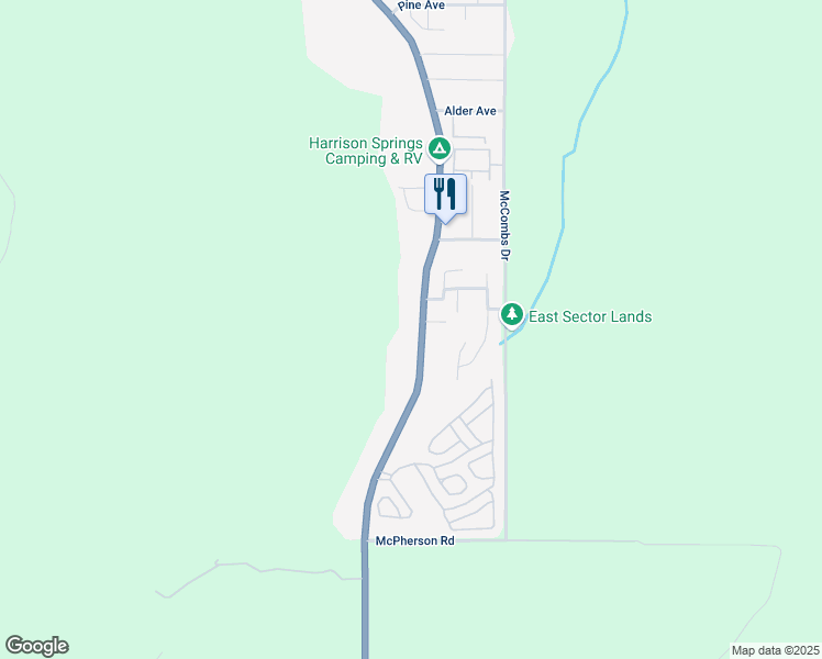map of restaurants, bars, coffee shops, grocery stores, and more near 864 Hot Springs Road in Harrison Hot Springs