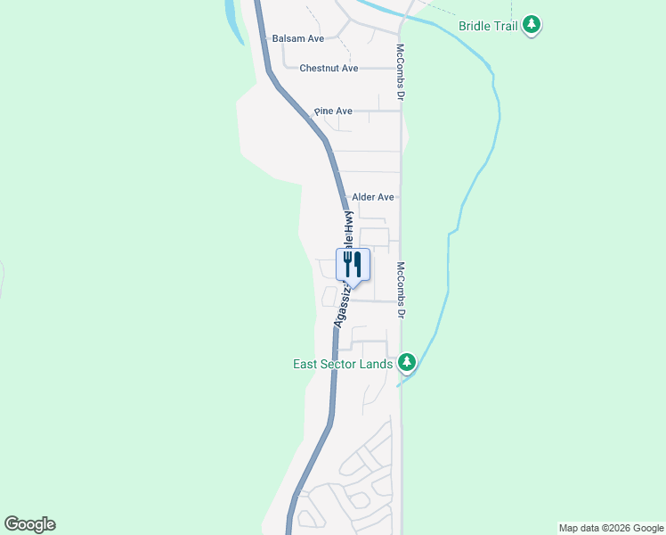 map of restaurants, bars, coffee shops, grocery stores, and more near 740 Hot Springs Road in Harrison Hot Springs