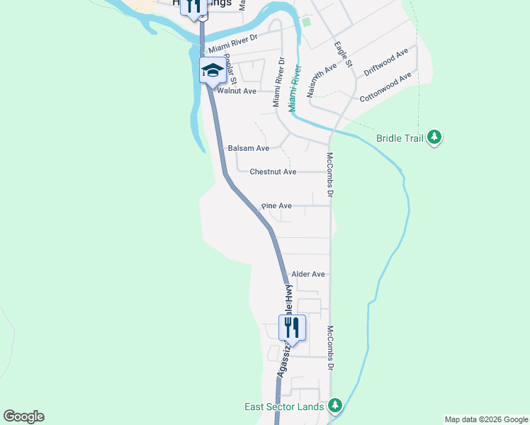 map of restaurants, bars, coffee shops, grocery stores, and more near 386 Pine Avenue in Harrison Hot Springs