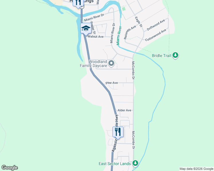 map of restaurants, bars, coffee shops, grocery stores, and more near 386 Pine Avenue in Harrison Hot Springs