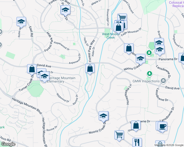 map of restaurants, bars, coffee shops, grocery stores, and more near 46a Deerwood Place in Port Moody
