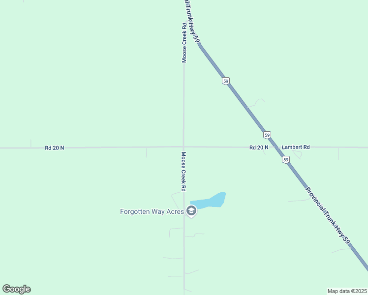 map of restaurants, bars, coffee shops, grocery stores, and more near Moose Creek Road in Saint Malo