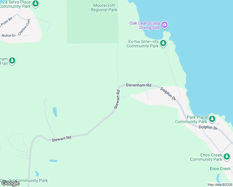 map of restaurants, bars, coffee shops, grocery stores, and more near 1793 Stewart Road in Nanoose Bay
