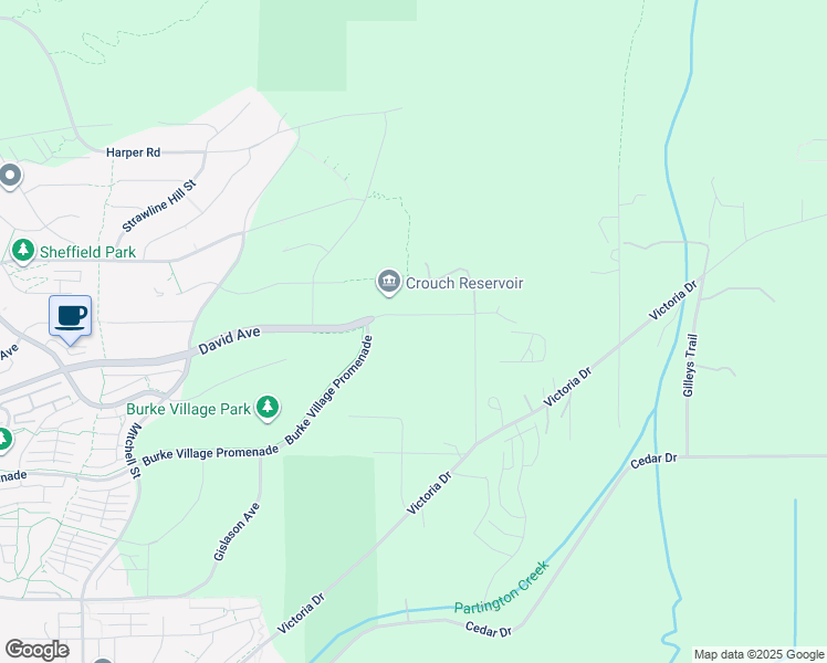 map of restaurants, bars, coffee shops, grocery stores, and more near 3620 Crouch Avenue in Coquitlam