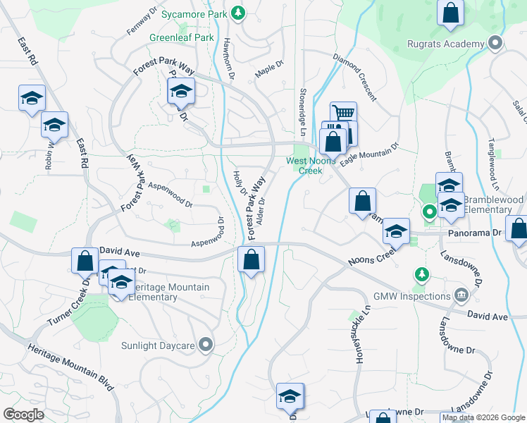 map of restaurants, bars, coffee shops, grocery stores, and more near 42 Alder Drive in Port Moody