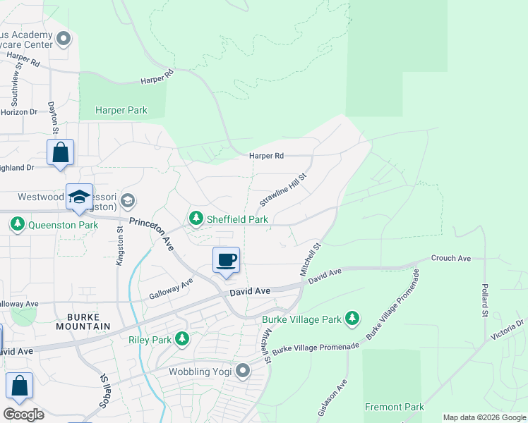 map of restaurants, bars, coffee shops, grocery stores, and more near 1407 Strawline Hill Street in Coquitlam