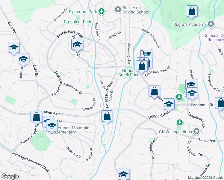 map of restaurants, bars, coffee shops, grocery stores, and more near 10 Alder Drive in Port Moody