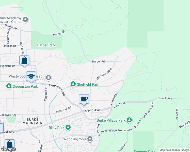map of restaurants, bars, coffee shops, grocery stores, and more near 3534 Trestle Court in Coquitlam