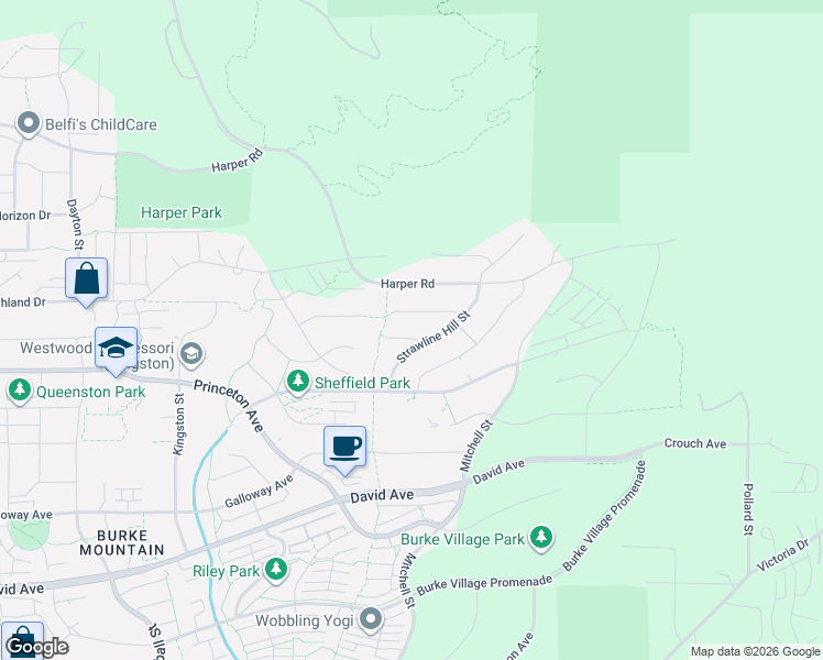 map of restaurants, bars, coffee shops, grocery stores, and more near 3539 Trestle Court in Coquitlam