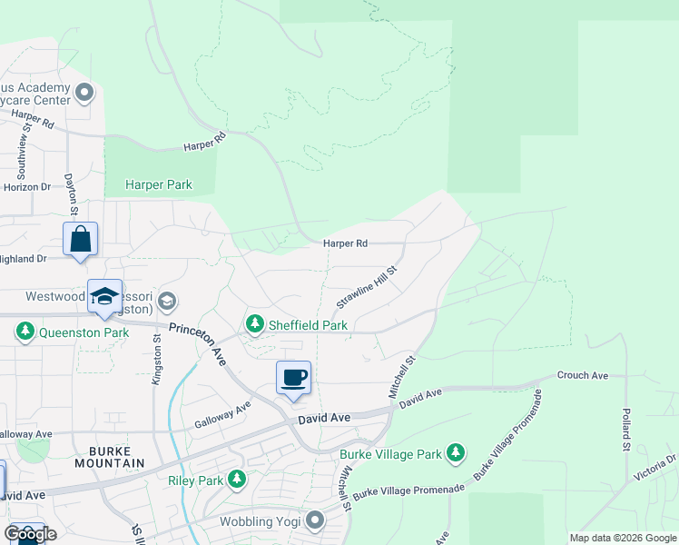 map of restaurants, bars, coffee shops, grocery stores, and more near Archworth Avenue in Coquitlam