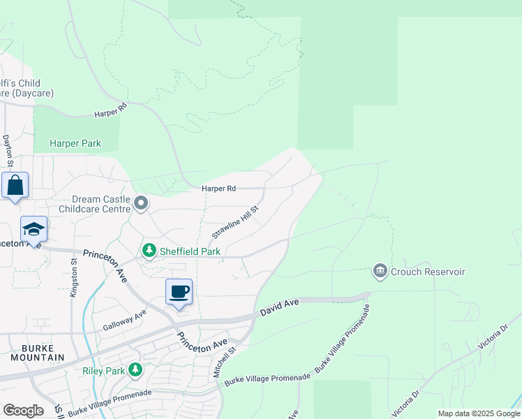 map of restaurants, bars, coffee shops, grocery stores, and more near 1441 Strawline Hill Street in Coquitlam