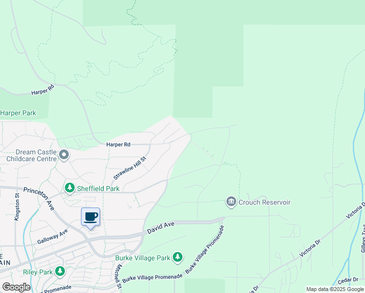 map of restaurants, bars, coffee shops, grocery stores, and more near 1462 Mitchell Street in Coquitlam