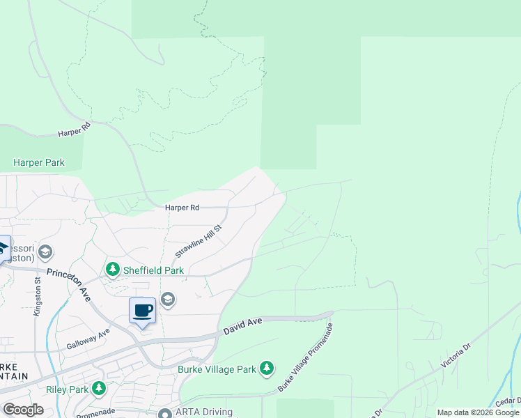 map of restaurants, bars, coffee shops, grocery stores, and more near 3562 Harper Road in Coquitlam