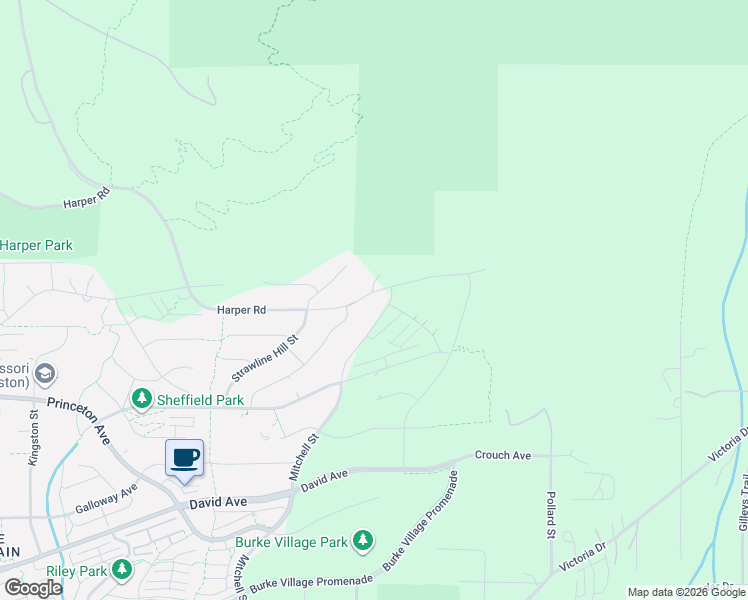 map of restaurants, bars, coffee shops, grocery stores, and more near 3574 Harper Road in Coquitlam