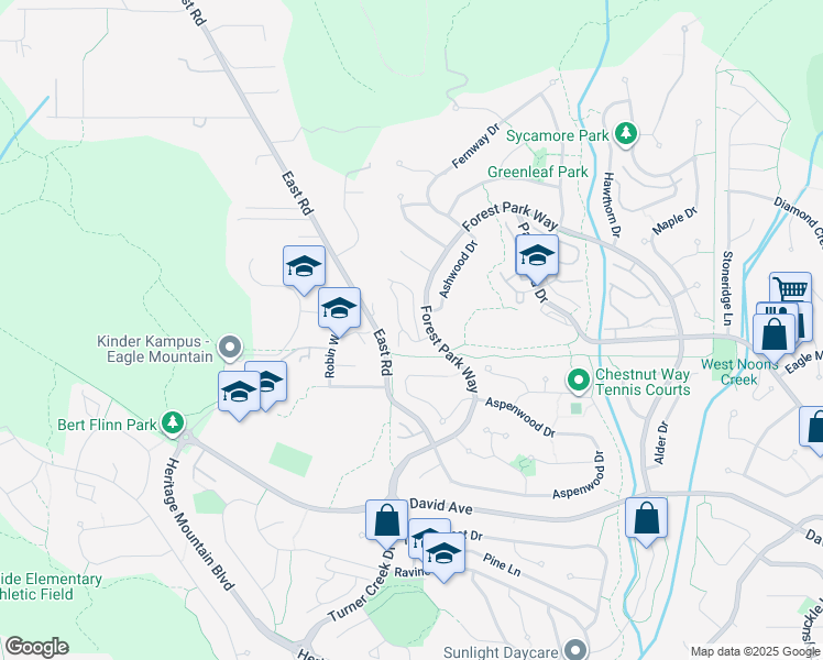 map of restaurants, bars, coffee shops, grocery stores, and more near 9 Forest Park Way in Port Moody