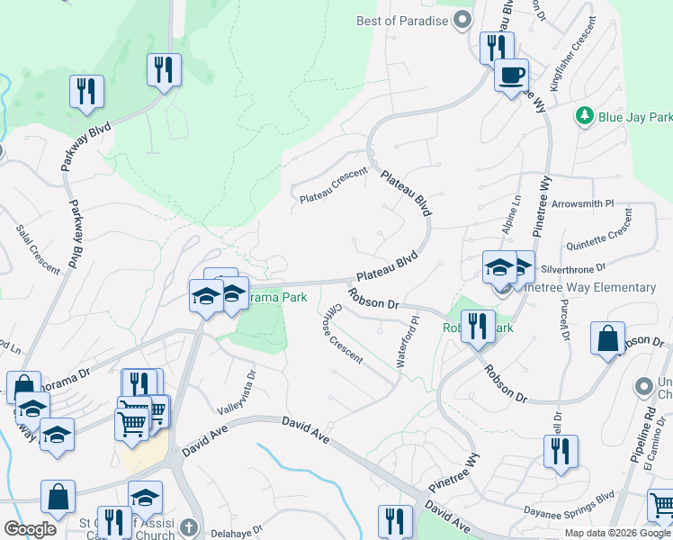 map of restaurants, bars, coffee shops, grocery stores, and more near 1496 Johnson Street in Coquitlam
