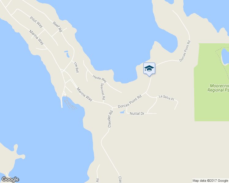 map of restaurants, bars, coffee shops, grocery stores, and more near 1593 Haida Way in Nanoose Bay