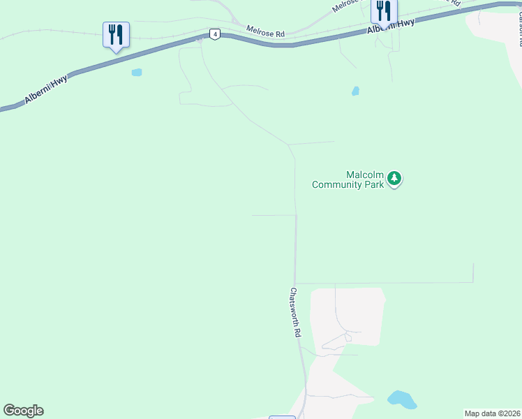 map of restaurants, bars, coffee shops, grocery stores, and more near 1035 Chatsworth Road in Qualicum Beach