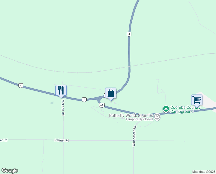 map of restaurants, bars, coffee shops, grocery stores, and more near 2701 Alberni Highway in Coombs