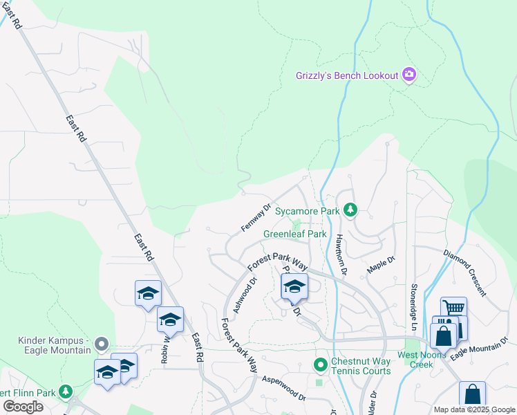 map of restaurants, bars, coffee shops, grocery stores, and more near 89 Fernway Drive in Port Moody